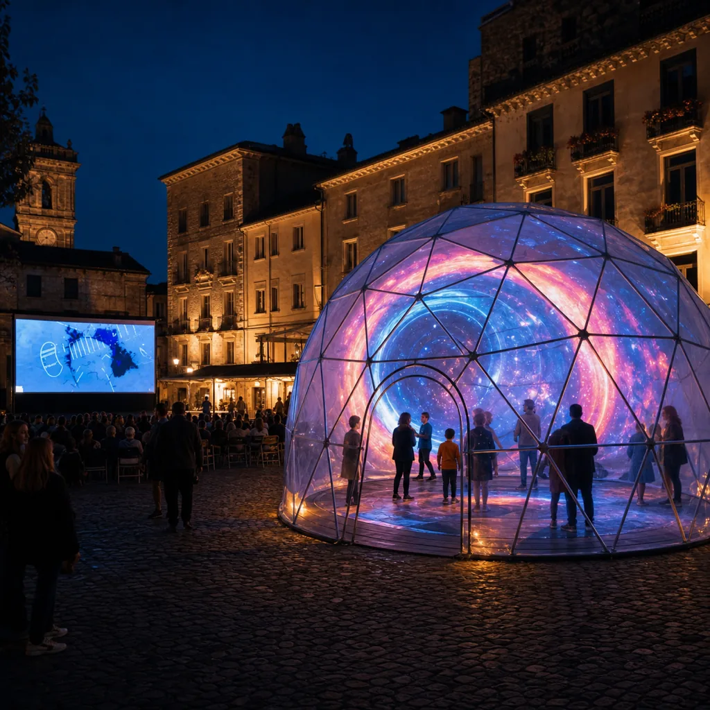 Dome immersivo geodetico