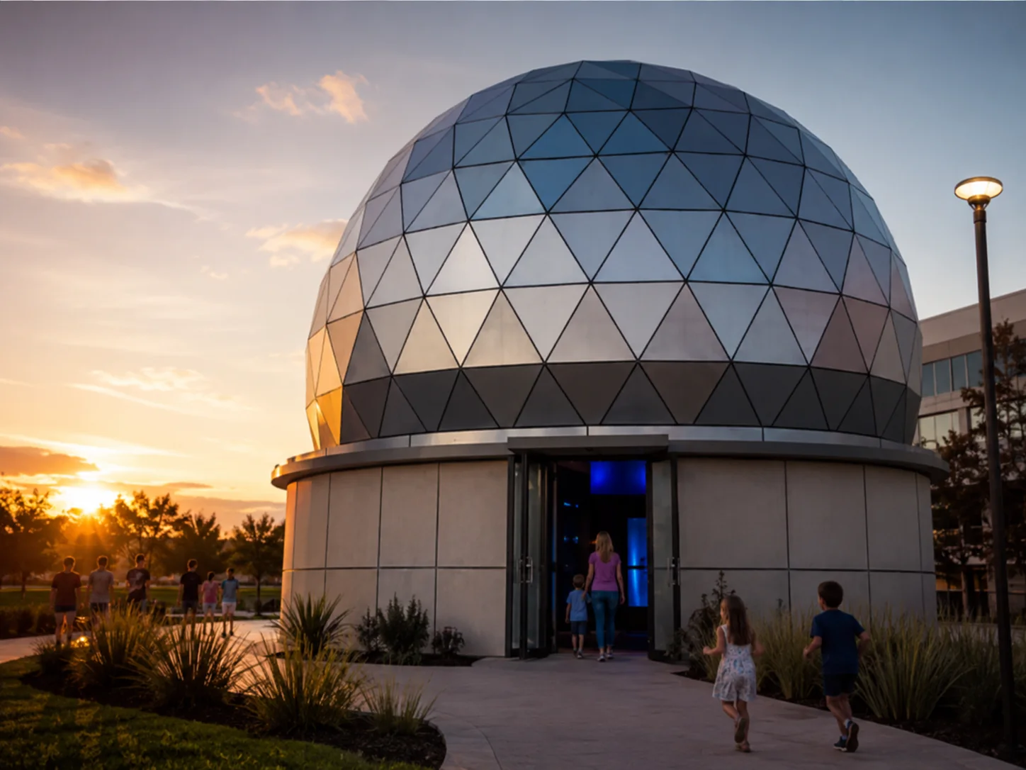 Tholus Landmark, planetario permanente integrato nell’architettura