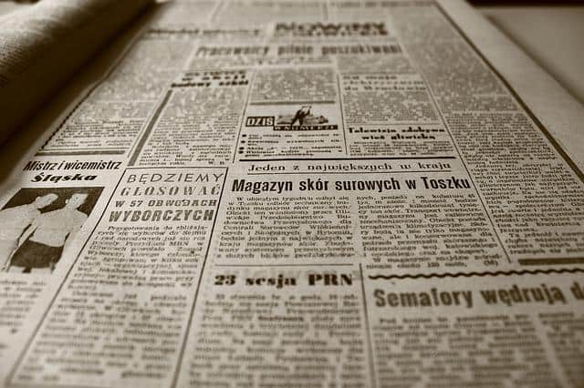 Antico di giornale